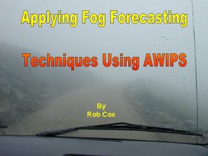 4 types of fog aviation