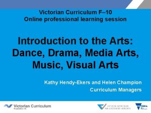 Victorian curriculum visual arts scope and sequence