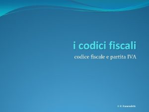 Come leggere un codice fiscale Come leggere un codice fiscale