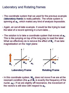 Laboratory coordinate system