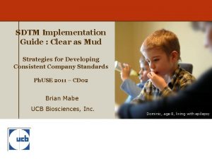 Cdisc sdtm implementation guide