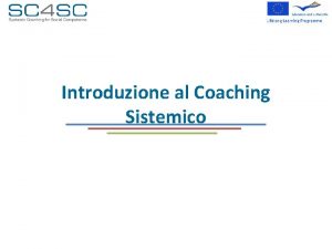 Coaching sistemico