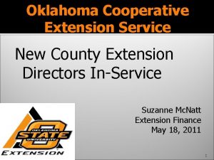 Oklahoma cooperative extension service Oklahoma cooperative extension service