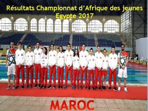 Rsultats Championnat dAfrique des jeunes Egypte 2017 PASSAGE