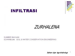 INFILTRASI ZURHALENA SUMBER BACAAN SCHWAB dkk SOIL WATER