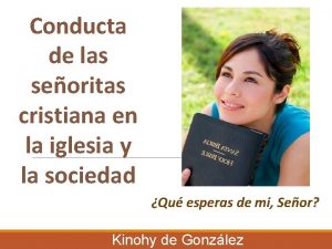 Conducta de las seoritas cristiana en la iglesia