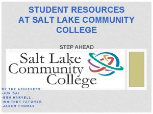 Slcc disability resource center