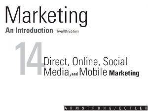 Define direct and digital marketing