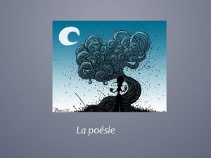 La posie