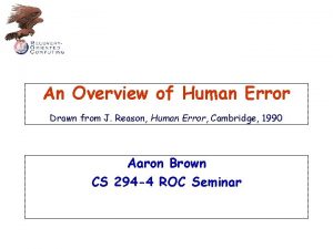 Human error type