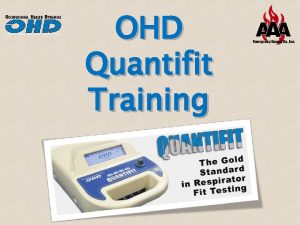 Ohd fit tester
