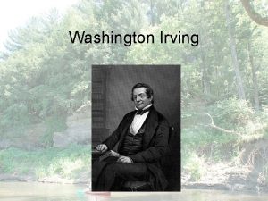 Facts about washington irving