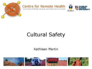 Centre for remote health Centre for remote health