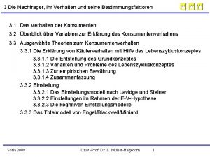 Trommsdorff modell beispiel