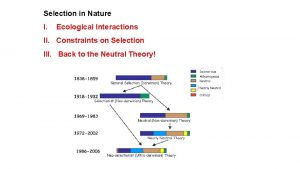 Neutral theory
