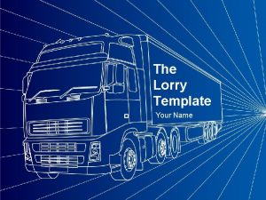 Lorry template