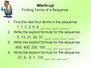 Sequence definition