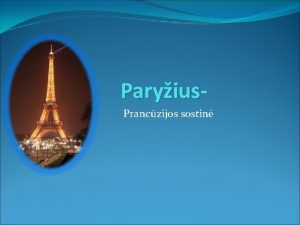 Paryius Pranczijos sostin Paryius Pranczijos sostin didiausias miestas