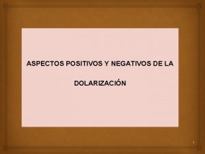 Mandatos positivos y negativos