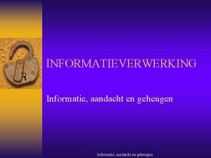 Soorten informatie