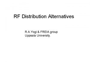 Yogi distribution Yogi distribution