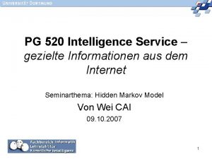 Markov modell