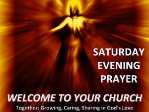 Saturday evening prayer