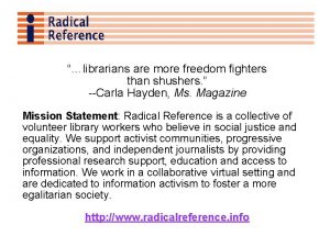 Freadom fighters librarians