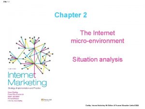 Slide 1 1 Chapter 2 The Internet microenvironment