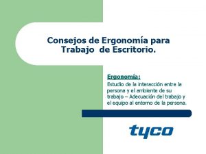 Consejos de Ergonoma para Trabajo de Escritorio Ergonoma