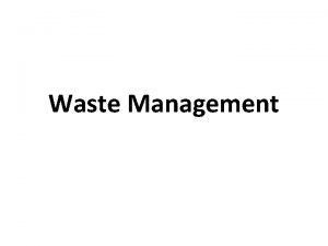 Effects of solid waste Effects of solid waste