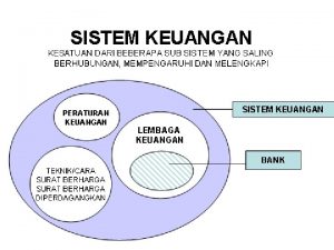 KEUANGAN 1 SEMUA YANG BERNILAI UANG SURAT BERHARGA