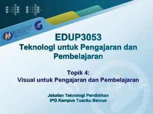 Maksud visual dalam pengajaran dan pembelajaran