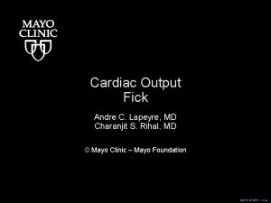 Fick principle cardiac output