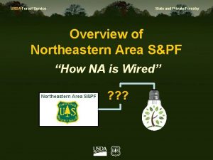 State and private forestry