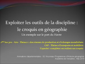 Un croquis Un croquis