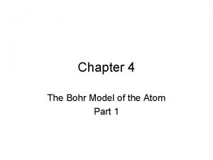 Atom menurut niels bohr