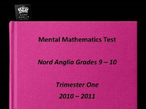 Anglia grades