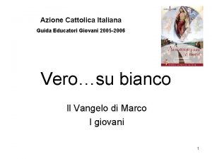 Azione Cattolica Italiana Guida Educatori Giovani 2005 2006