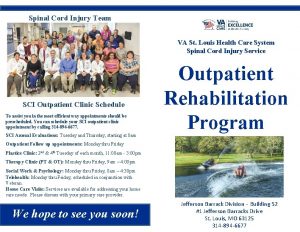 Spinal cord injury rehabilitation st. louis