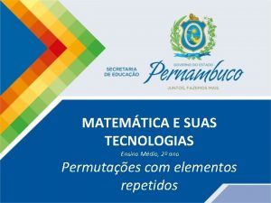 MATEMTICA E SUAS TECNOLOGIAS Ensino Mdio 2 ano