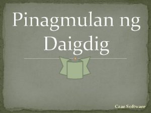 Pinagmulan ng Daigdig Czar Software Walang nakakaalam kung