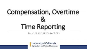 Time reporting best practices