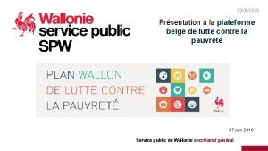 05062018 1 Prsentation la plateforme belge de lutte