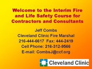 Interim life safety measures examples