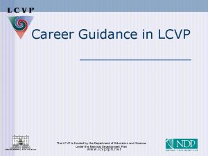 Career investigation lcvp Career investigation lcvp