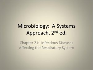 Microbiology A Systems Approach 2 nd ed Chapter