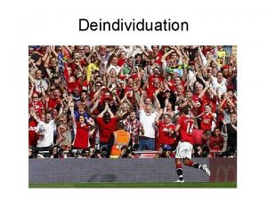 Deindividuation