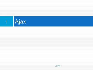 Ajax updater