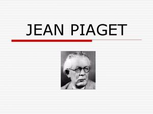 JEAN PIAGET Naci en Suiza 09 08 186